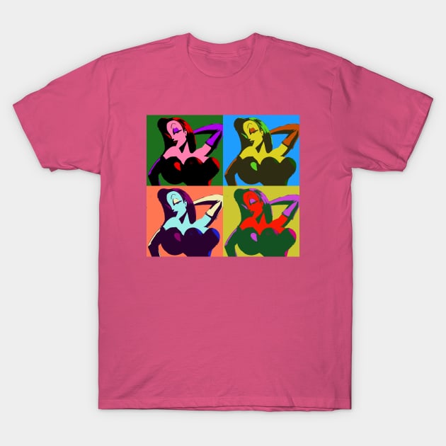 Pop art - Jessica Rabbit T-Shirt by alened